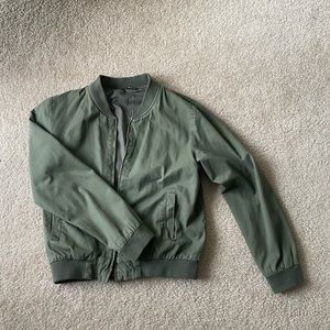 *SOLD* Olive green bomber jacket from Brandy Melville